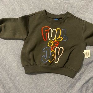 Baby embroidered sweatshirt